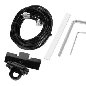 RB-400 Support de montage d'antenne de voiture avec câble d'extension PL259 de 5 m pour radio...