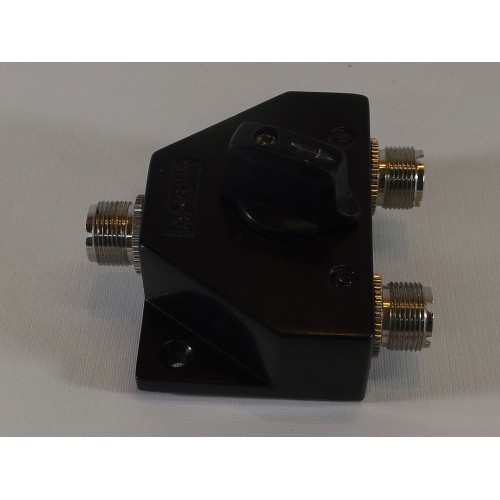 Sélecteur d'antenne en fonte robuste, 2 postions, manipulation de puissance élevée